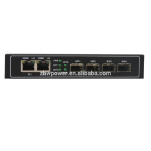 SFP transceptor 10/100 / 1000Base conversor de mídia de fibra com SM 1310-1550nm
